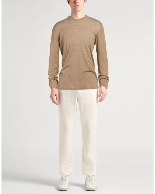 Pullover Roberto Collina pour homme en coloris Brown