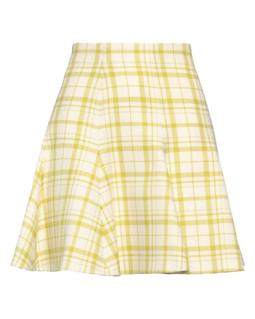 Dior Yellow Mini Skirt