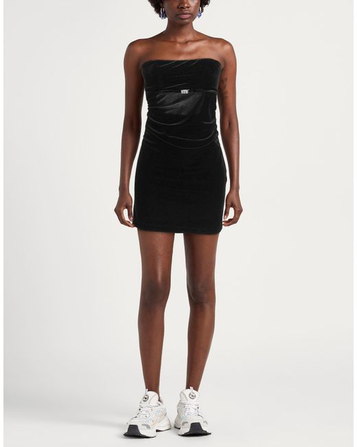 ViCOLO Black Mini Dress Polyester, Elastane