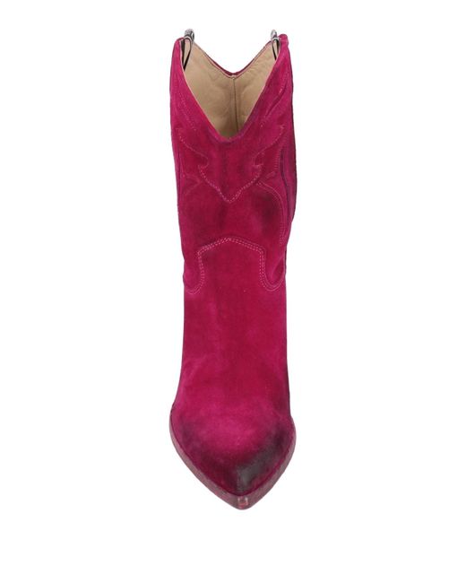 Botines de caña alta Elena Iachi de color Purple