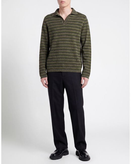 Isaia Green Jumper for men