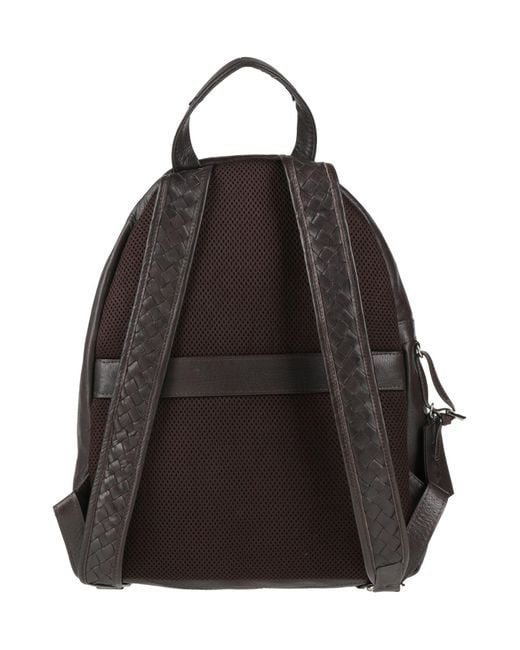 THE JACK AND JACKIE LEATHERS Black Dark Backpack Leather for men