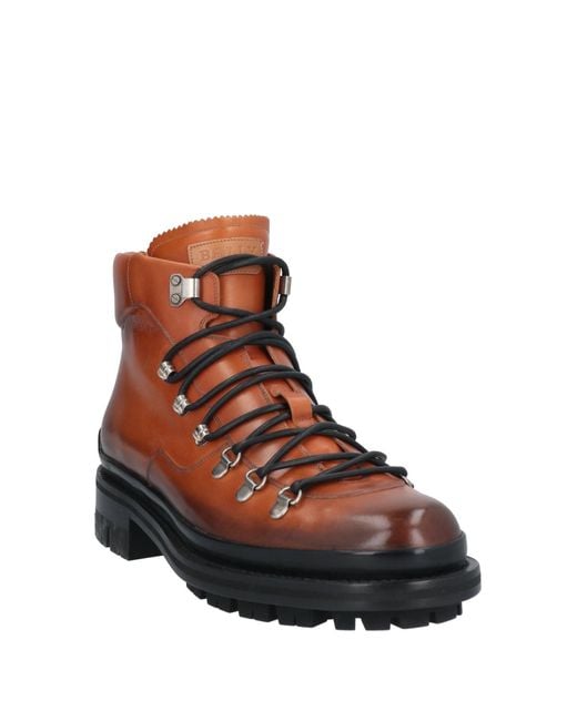 Bally Brown Ankle Boots Calfskin for men