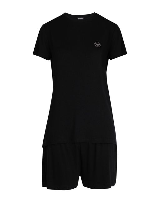 Emporio Armani Black Sleepwear