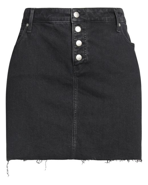 Calvin Klein Black Denim Skirt
