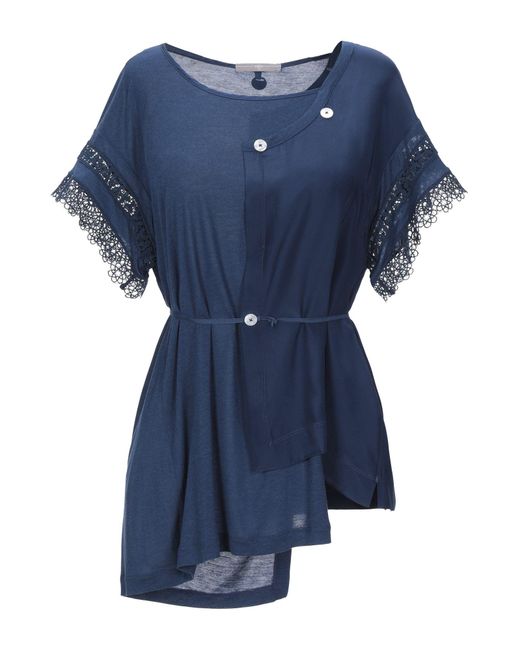 T-shirt High en coloris Blue
