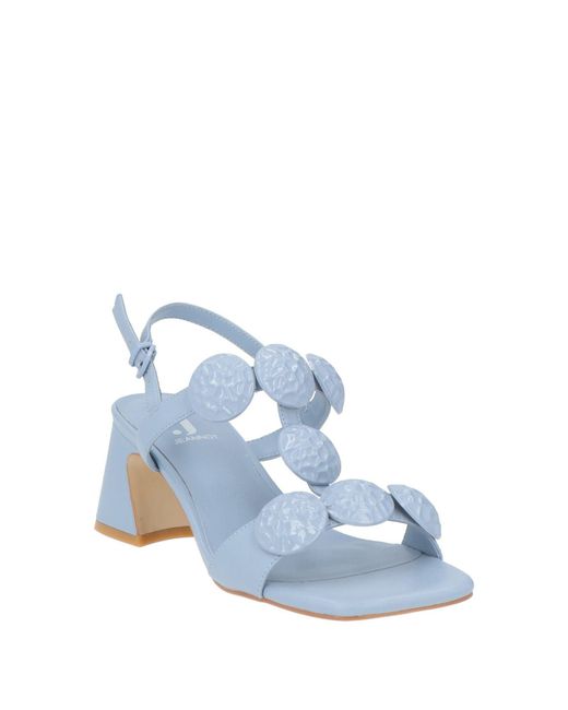 Jeannot Blue Sandals Leather