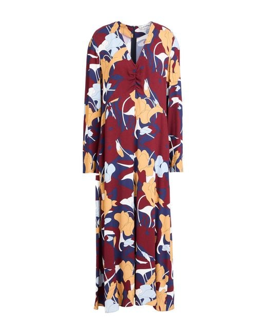 Le Sarte Pettegole Red Maxi-Kleid