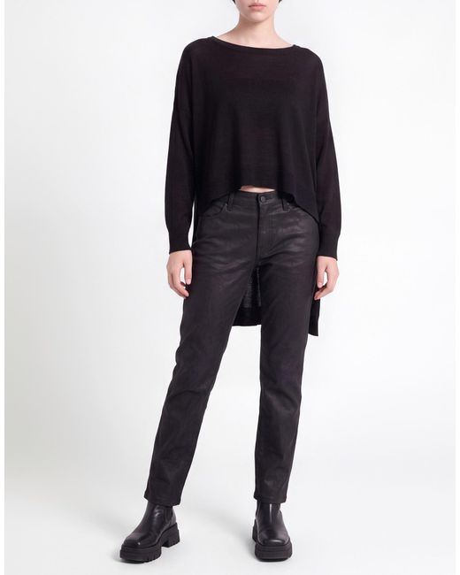 Carla G Black Sweater Wool, Acrylic