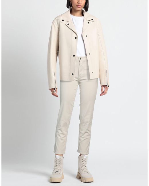 Department 5 White Denim Pants