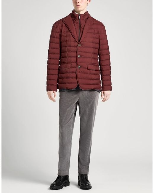 Herno Red Puffers for men