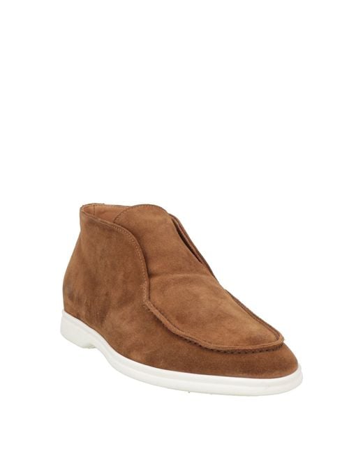 Giovanni Conti Brown Ankle Boots Leather for men