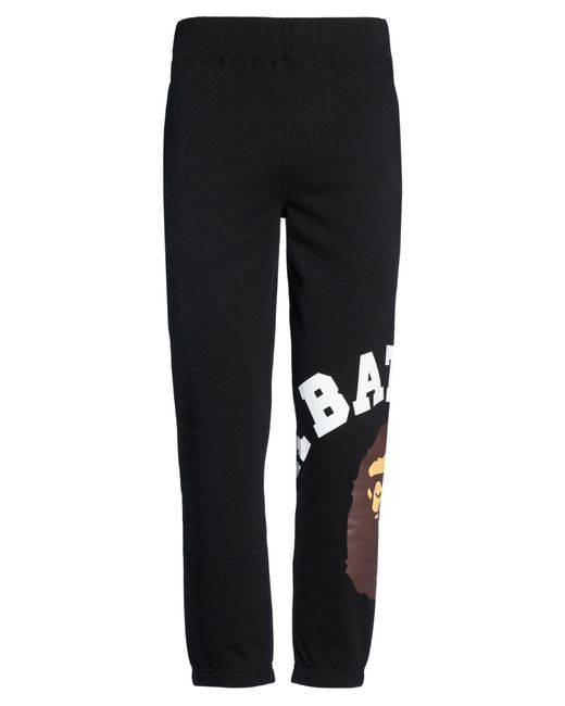 A Bathing Ape Black Pants for men