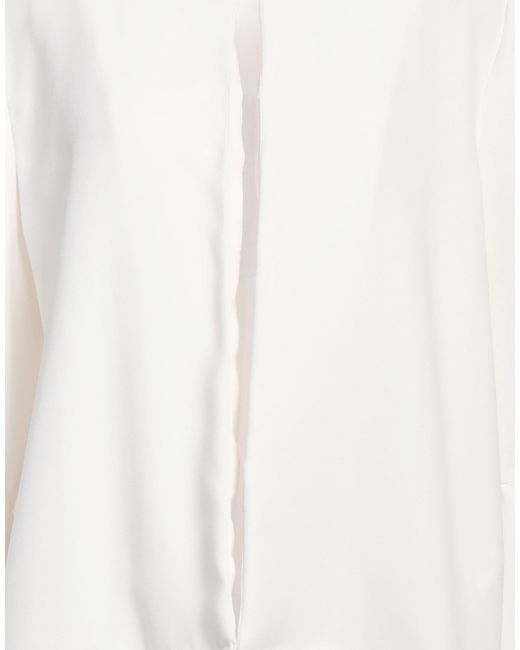 Marella White Ivory Jacket Polyester