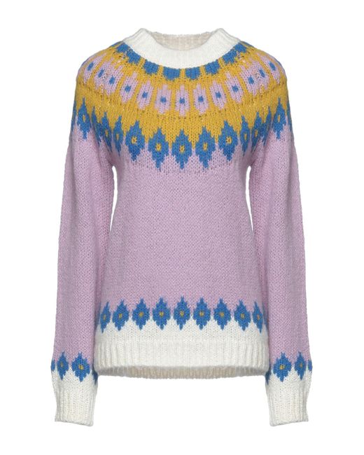 Numph Synthetic Sweater in Light Purple (Purple) | Lyst