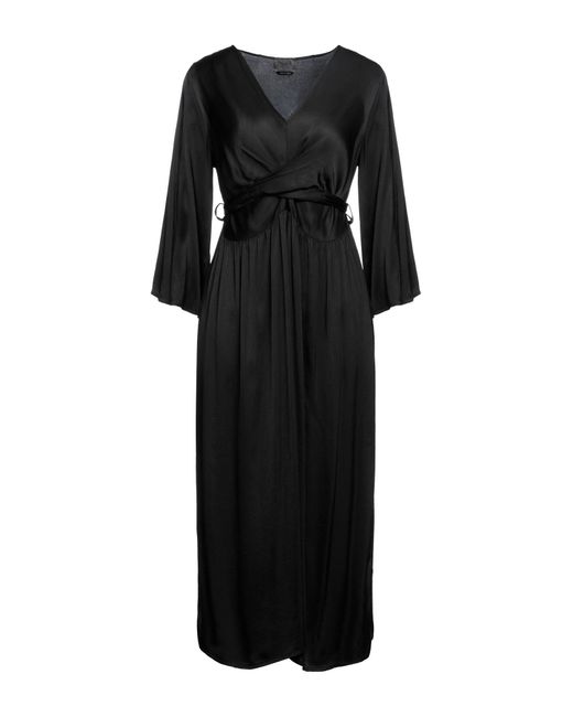 Berna Black Midi Dress