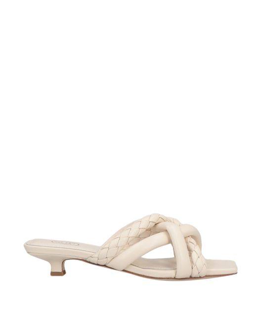 ash white sandals