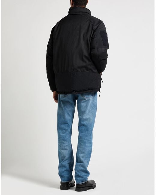 Comme des Garçons Black Jacket Wool, Polyester, Nylon, Polyurethane for men