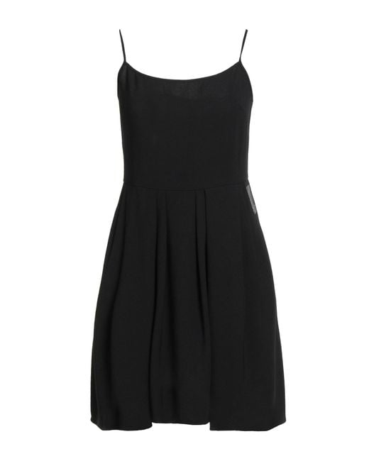 ARMANI EXCHANGE Black Mini Dress Polyester
