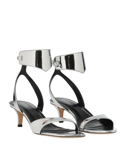 Isabel Marant White Sandals Polyurethane, Polyester