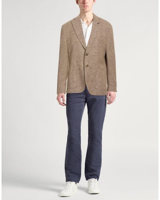 Paoloni Brown Blazers for men