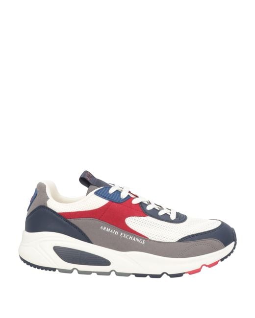 ARMANI EXCHANGE White Trainers for men