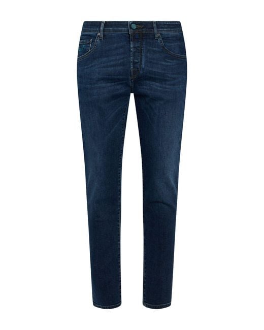 Jacob Cohen Blue Jeans Cotton, Lyocell, Elastomultiester, Elastane for men