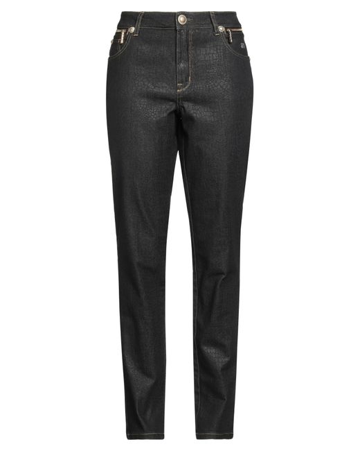 Angelo Marani Women's Gray Jeans Cotton, Polyamide, Elastane