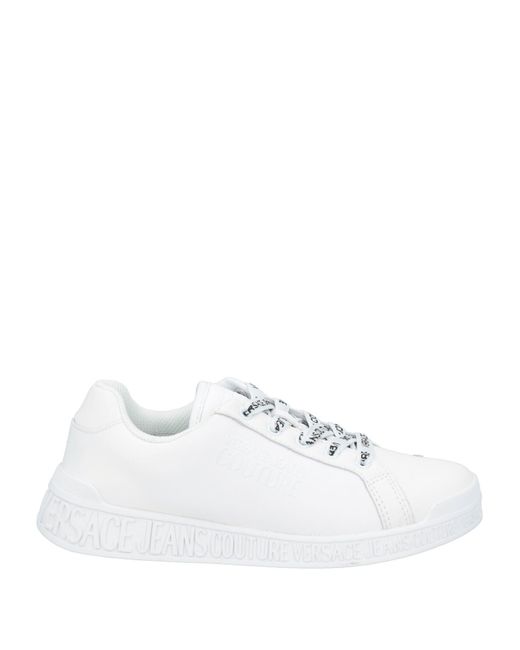 Versace White Sneakers Leather