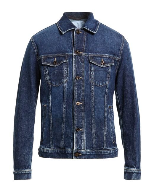 Jacob Cohen Blue Denim Outerwear Cotton, Elastane for men