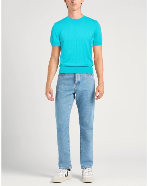 Gran Sasso Blue Jumper for men