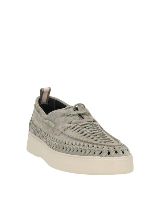 Officine Creative Gray Lace-Up Shoes Leather