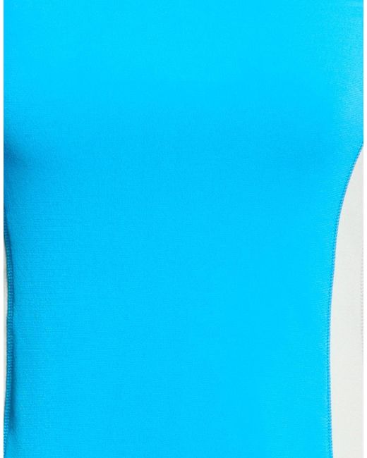 DIESEL Blue Top Polyester, Elastane