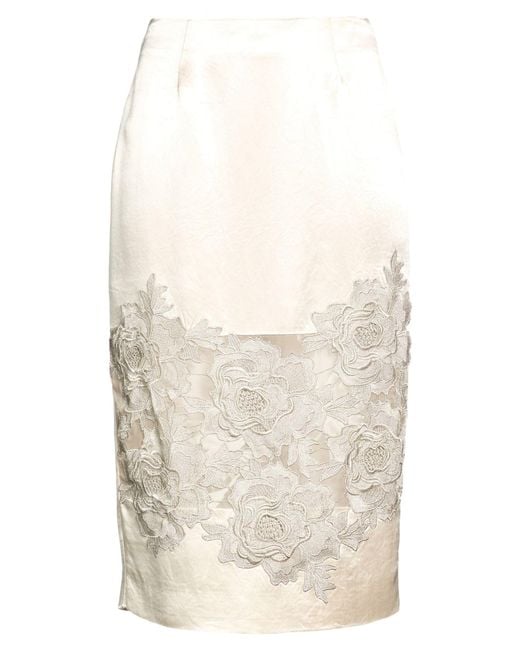 Antonio Marras White Midi Skirt
