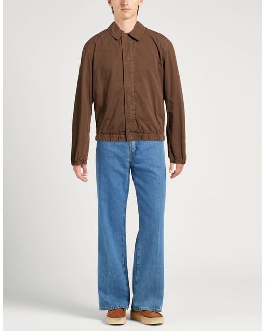 Circolo 1901 Brown Jacket Cotton, Elastane for men