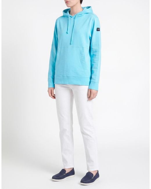 Paul & Shark Blue Sweatshirt Cotton for men