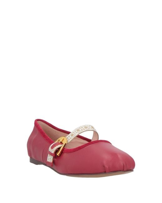 Coccinelle Red Ballet Flats