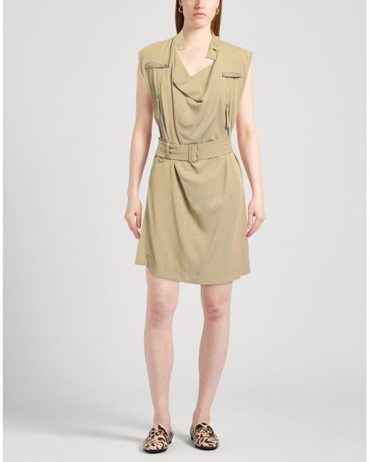 Minivestido Burberry de color Natural