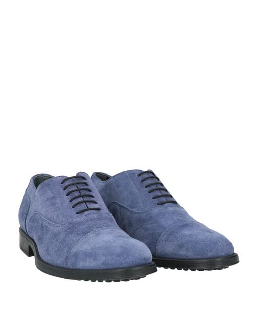Tod's Blue Lace-Up Shoes for men