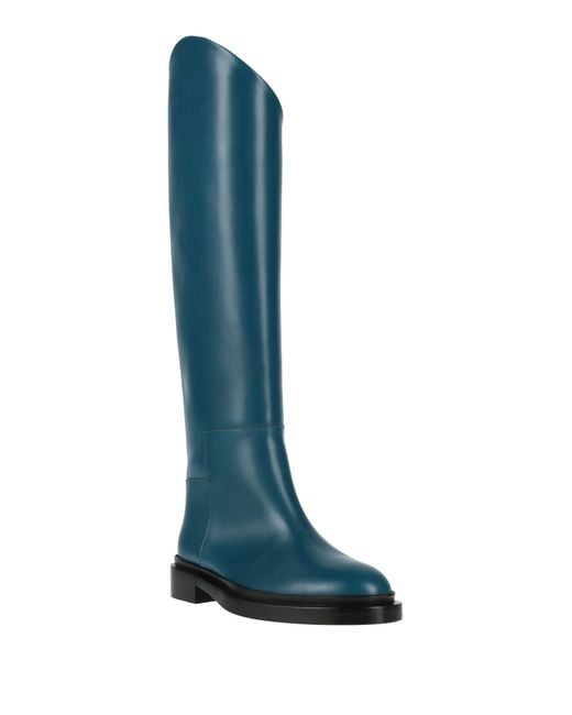 Jil Sander Blue Boot