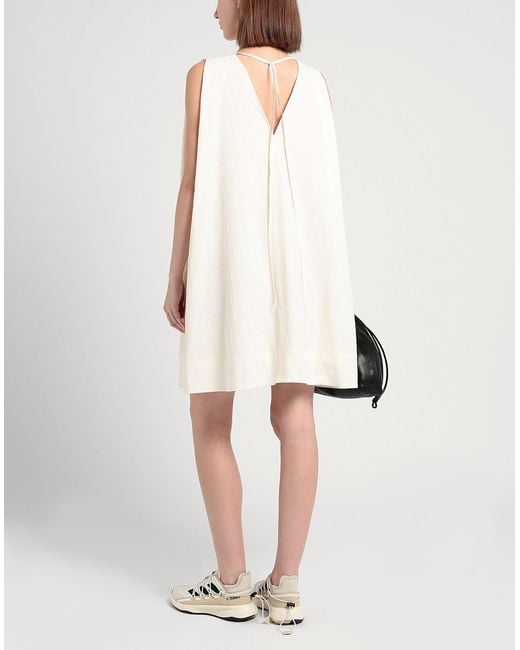 COS White A-line Sleeveless Mini Dress