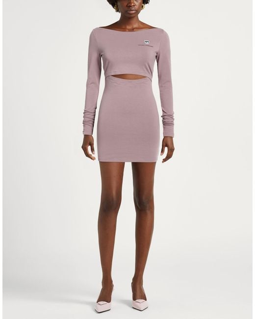 Chiara Ferragni Purple Mini Dresses