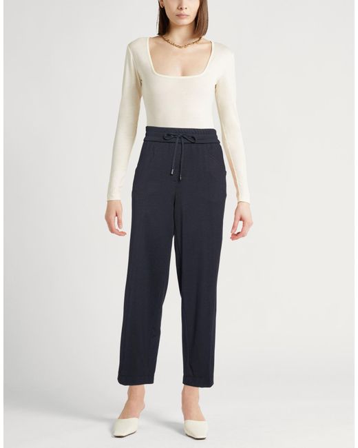 Peserico Blue Midnight Pants Cotton, Polyester, Elastane