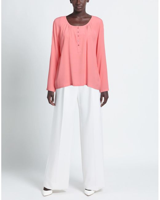 HER SHIRT HER DRESS Pink Top