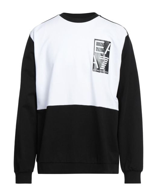 EA7 Black Sweatshirt for men