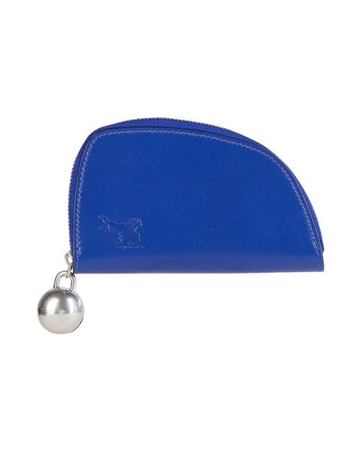 Burberry Blue Coin Purse Lambskin