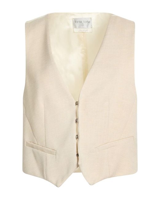 Forte_forte Natural Tailored Vests
