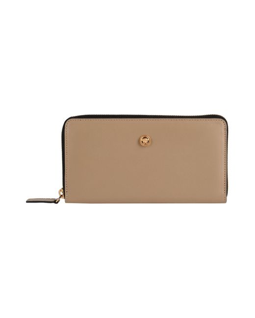 Versace Natural Wallet Leather
