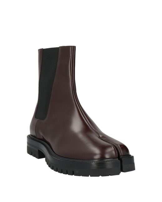 Maison Margiela Brown Ankle Boots Leather for men