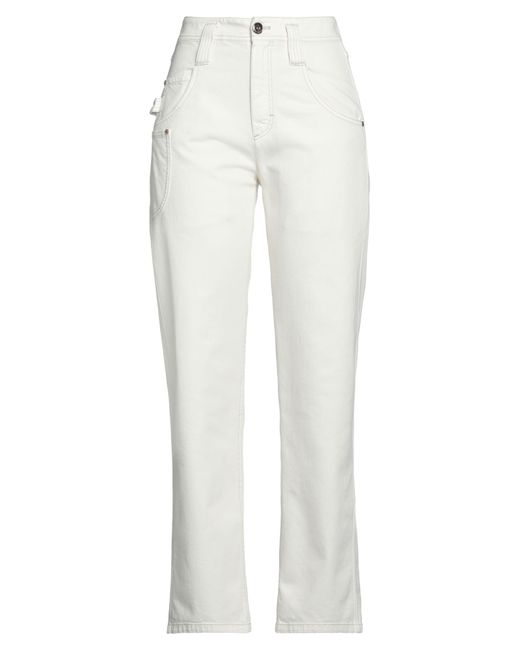 Brunello Cucinelli White Jeans
